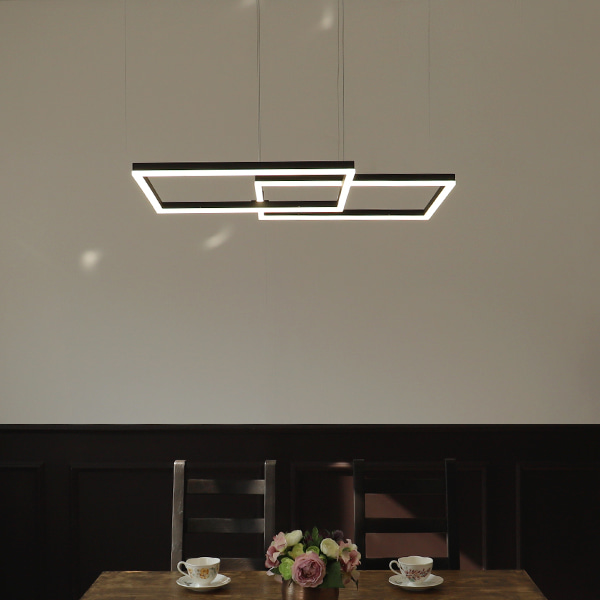LED 식탁등 프라임 1등 펜던트 블랙 60W 주백색휴빛LED조명 공식쇼핑몰